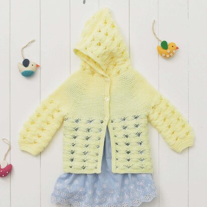 Hooded Jacket in Hayfield Baby DK - 4763 - Downloadable PDF