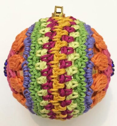 Crochet christmas bauble