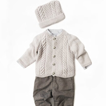 Cardigan and Hat in Rico Baby Dream DK Uni - 788 - Downloadable PDF