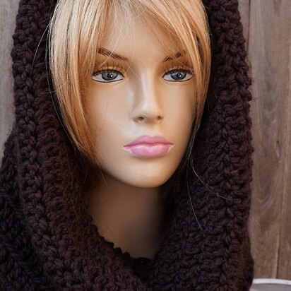 Crochet Infinity Scarf, Cowl/Hood