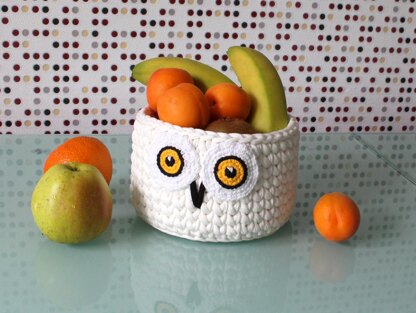 Hedwig white owl basket /Potters friend