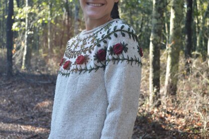 Boho Wreath Sweater