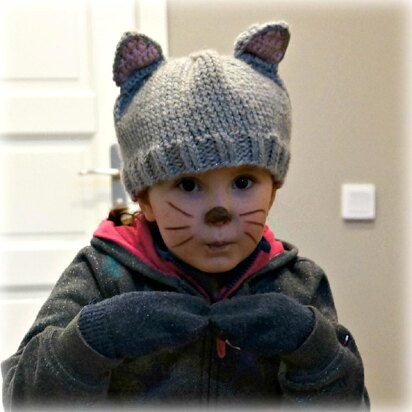 The Kitty Kat Hat - knitting pattern
