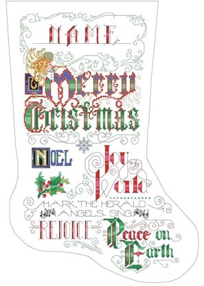 Calligraphy Stocking - PDF