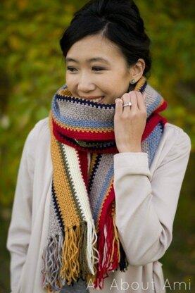 Rustic Canyon Crochet Scarf