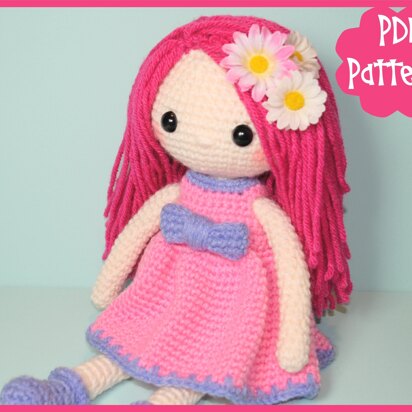 Pinky, Doll Crochet Pattern