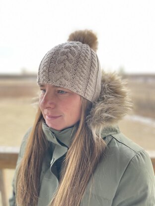 Adult Simple Cable Hat
