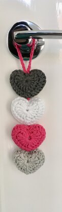 Crochet Stuffed Hearts