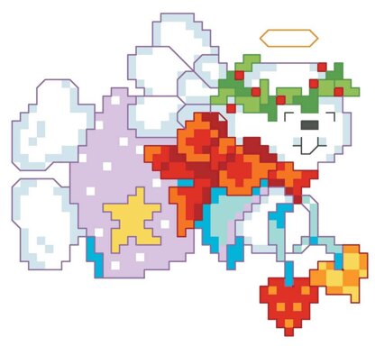 Snow Angelic Big Stitch - PDF