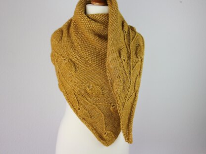 Golden Leaves Shawl