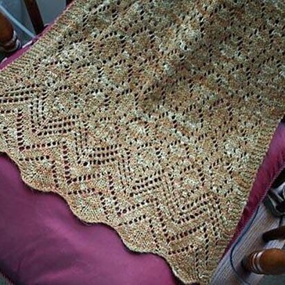 Gothic Spires Scarf or Stole - knitting pattern