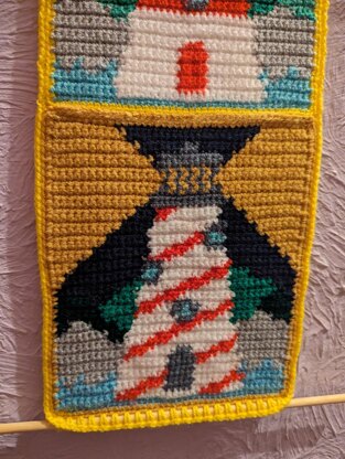 Lighthouse crochet tapestry charts