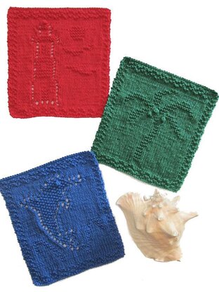 Seaside Dishcloth Set