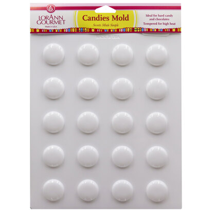LorAnn Oils Candy Disc Pieces Sheet Mold