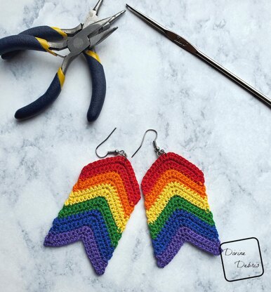 Rainbow Arrow Earrings