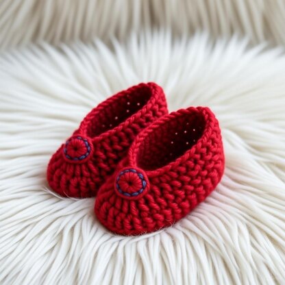 Baby Shoes Crochet Pattern PDF – Newborn Booties 0–3 Months + Video Tutorial