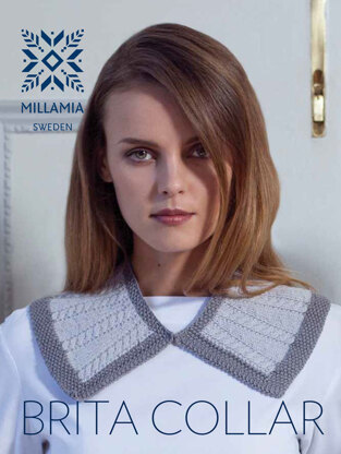 "Brita Collar" - Accessory Knitting Pattern For Women in MillaMia Naturally Soft Merino