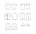 Simplicity Babies' Tee-Shirts, Jacket, Pants and Hat S9616 - Paper Pattern, Size XS-S-M-L-XL