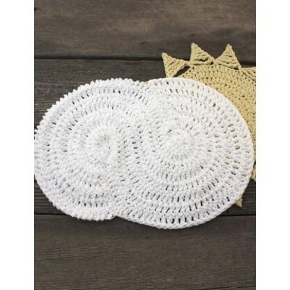 Cloudy Dishcloth in Lily Sugar 'n Cream Solids