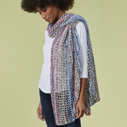 Sag Harbor Wrap - Knitting Pattern for Women in Tahki Yarns Osprey by ...