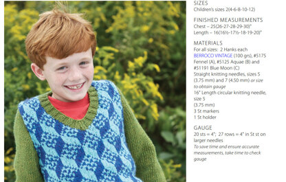 Felix Vest in Berroco Vintage PDF