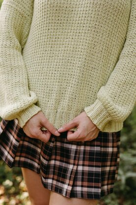 Forest Waffle Pullover