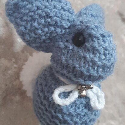 Rory The Rabbit Pram Charm - knitting pattern