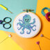 The Make Arcade Octopus Cross Stitch Kit - 3 Inch
