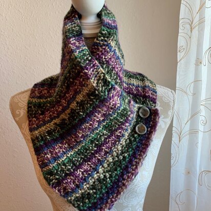 La Veta Buttoned Scarf