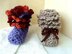 533, Ruffled Cuffs baby booties or adult slippers
