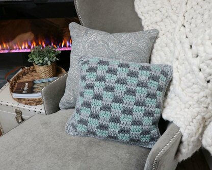 Rustic Farmhouse Plaid Pillow