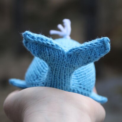 Knit a whale - knitting pattern