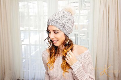 Quilted Lattice Crochet Hat