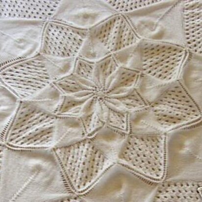 Flower Shawl - knitting pattern