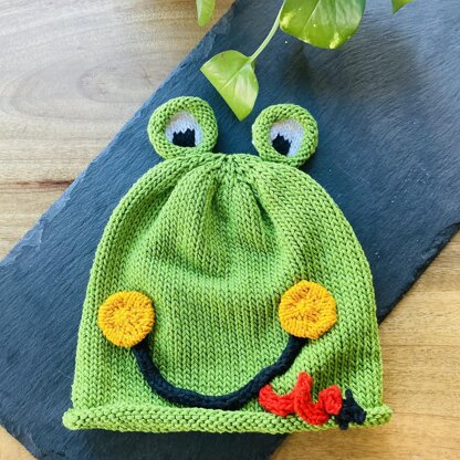 Frog Baby Hat