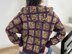 Dolman Hoodie Granny Square Cardigan