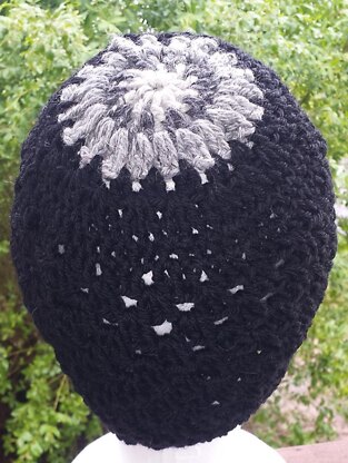 Mandala Hat Crocheted Pattern