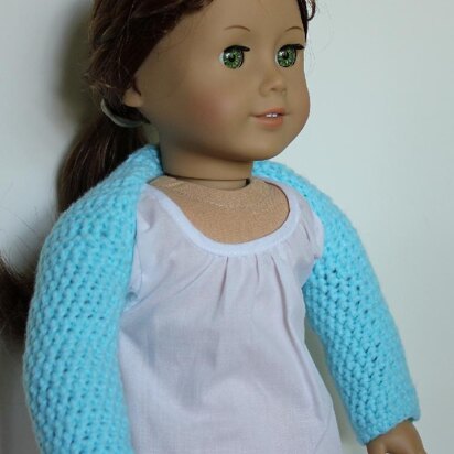 Ballet Shrug for American Girl or 18 inch doll