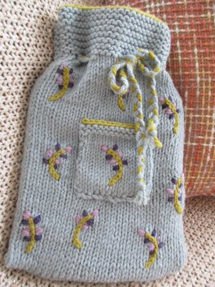 Lavender Hot Water Bottle Cover