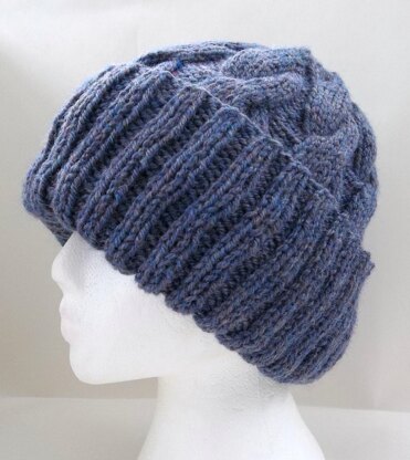 Aran Tweed Cabled Hat