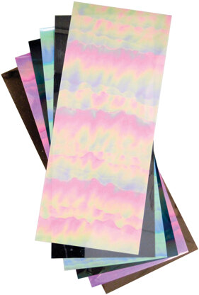Elizabeth Craft Designs Elizabeth Crafts Mylar Shimmer Sheetz 5"X12" 3/Pkg - Black Iris