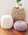 Cable Pouf Home Decor