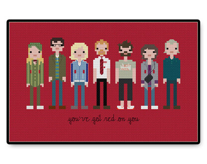 Shaun of the Dead - PDF Cross Stitch Pattern