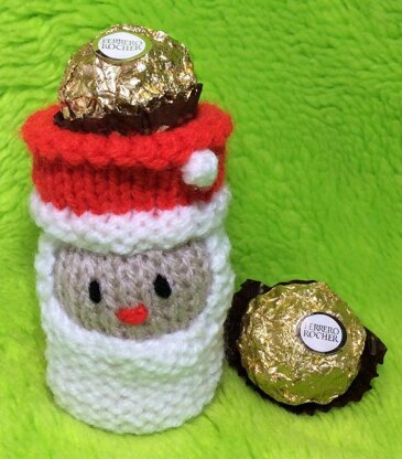 Santa Head Fererro Choc Cover