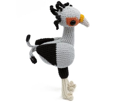 Amigurumi Secretary Bird