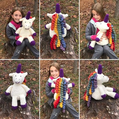 Mindy's Crochet Rainbow Unicorn