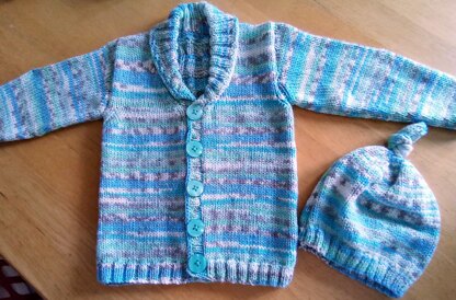 Another cardigan for friend's grandson