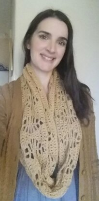 Triangle Lace Infinity Scarf
