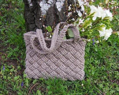 Basketweave Tote