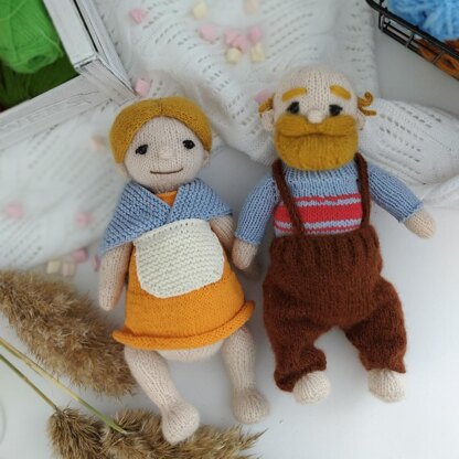 Grandpa Doll Knitting Pattern Knitting pattern by WorldCountryToys ...